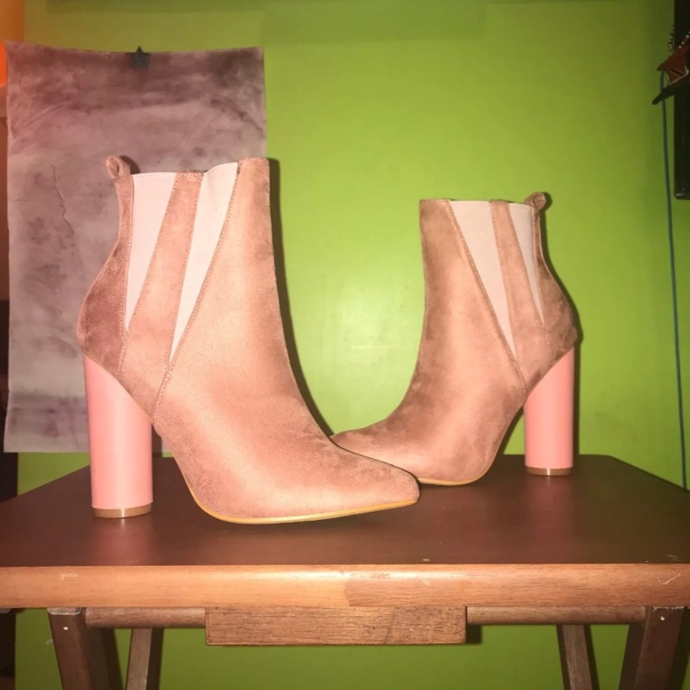 Dusty Rose Booties